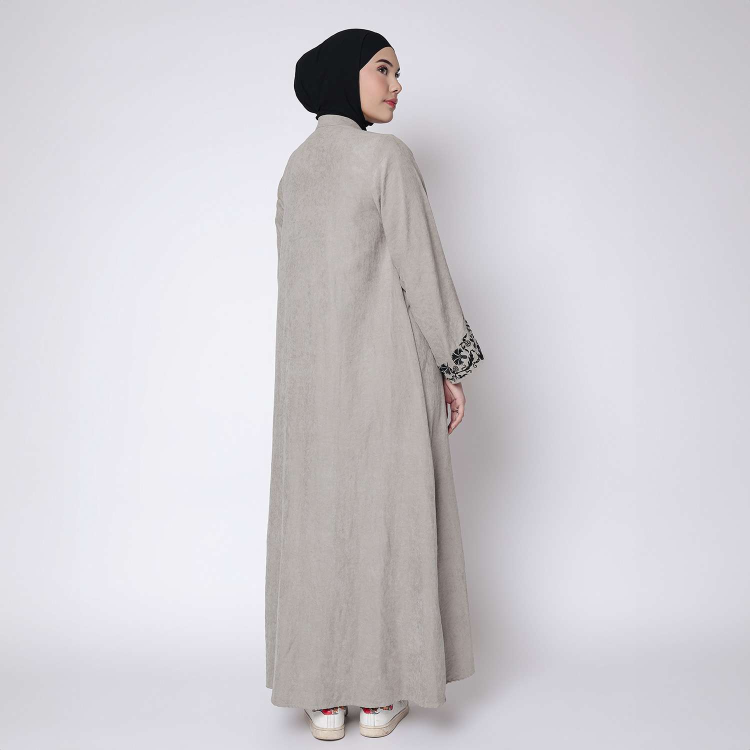 Fataya Dress Olive Grey