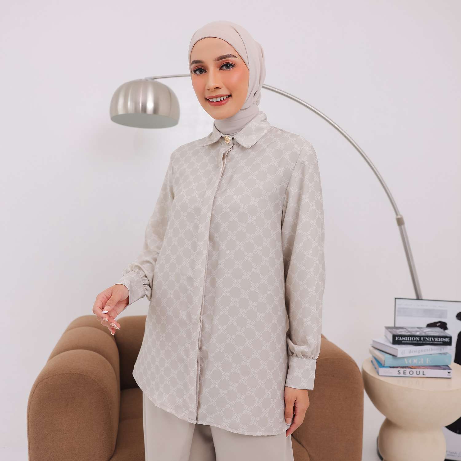 Allana Set Medium Vest Khaki